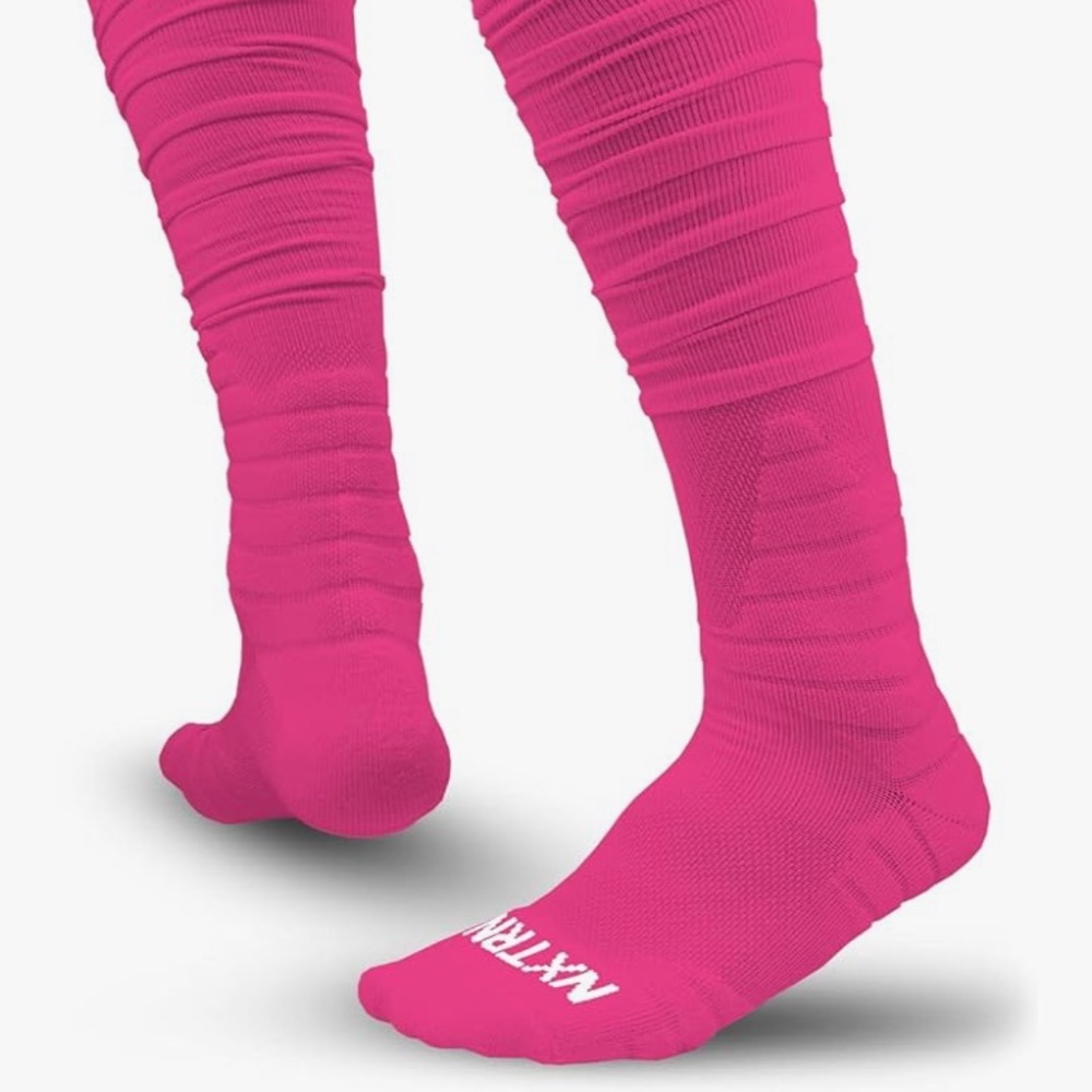 Youth size L Bright Pink Athletic Socks